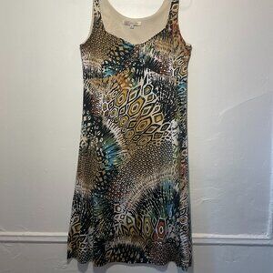 Studio Mode animal print midi dress